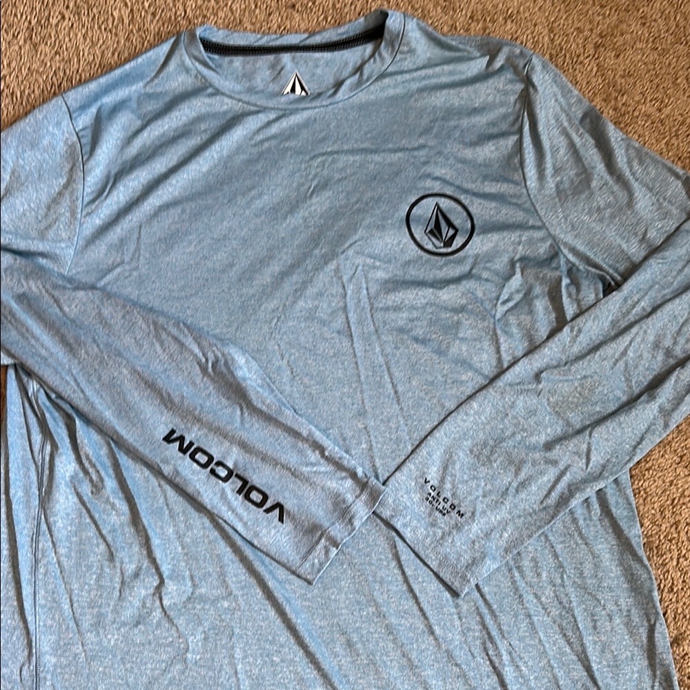 Volcom Men's Blue Long Sleeve Shirt